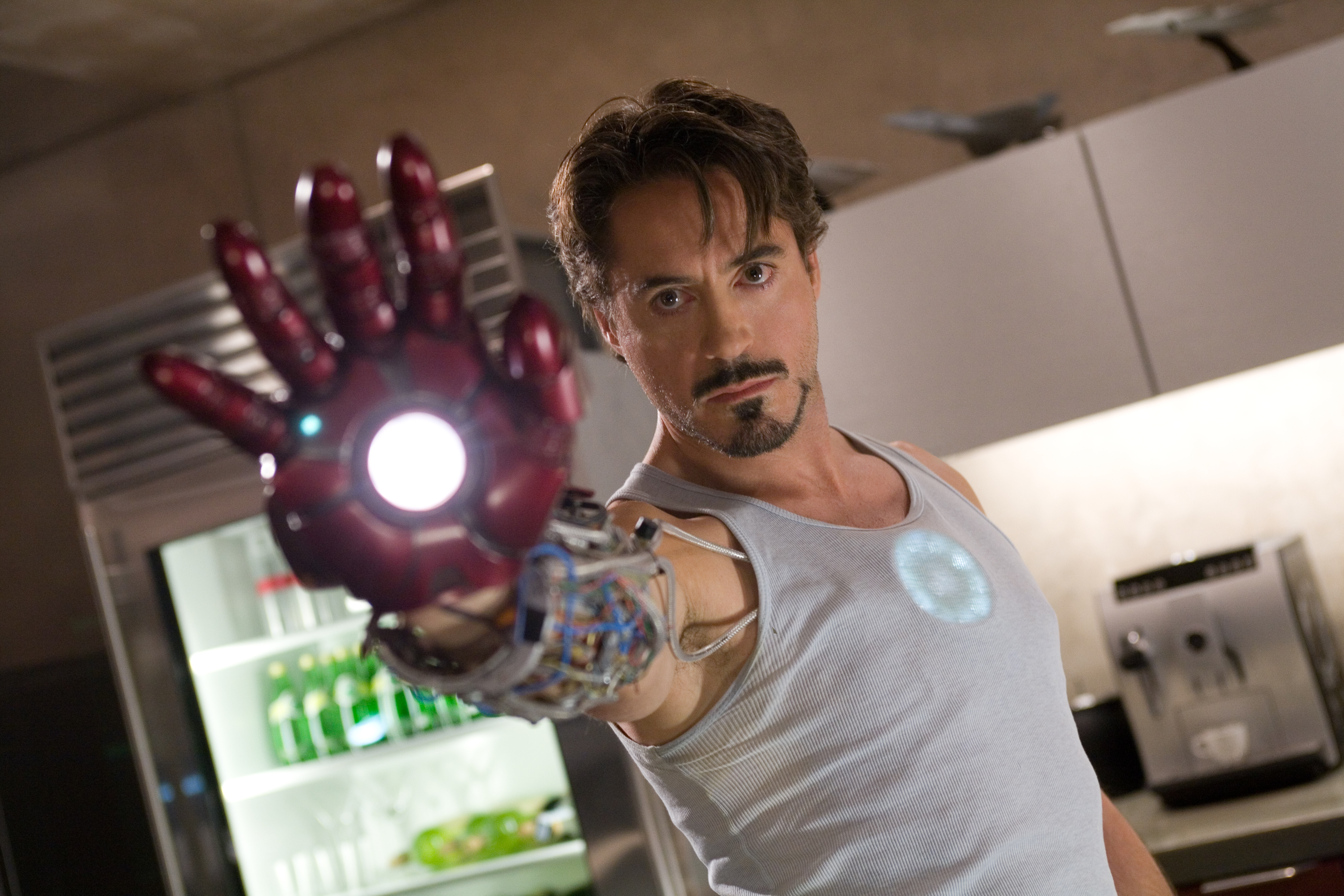 Playing the role of Iron man/Tony Stark was Robert Downey Jr along with Ter...